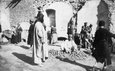 伊拉克巴格达水果市场，1917-1919年 作者 不明