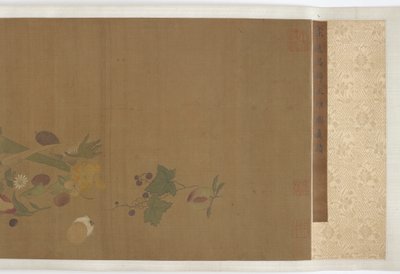 水果、蔬菜、花卉和昆虫，明代，1368-1644。 作者 不明