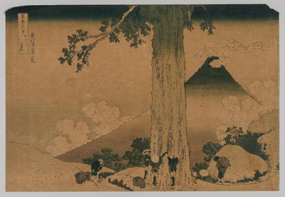 1760-1849年，来自Koshu Province三岛Pass口的Fuji。 作者 不明