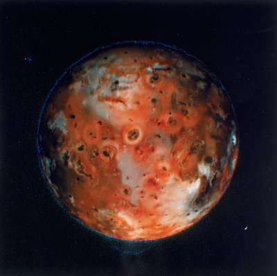 艾奥全景，木星卫星之一，1979年 作者 不明