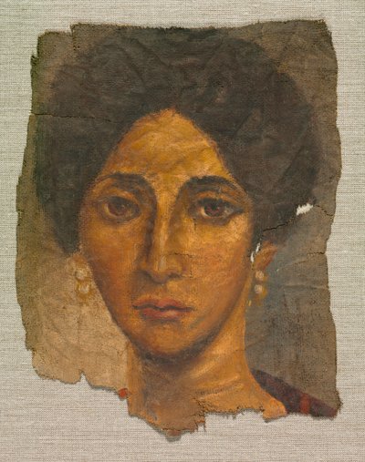 女人的葬礼肖像，c。 138-192。 作者 不明
