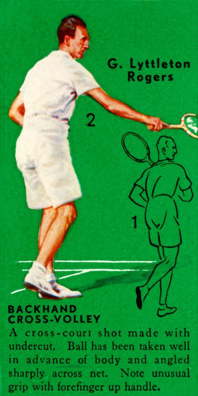 G.Lyttleton Rogers-反手交叉凌空，c1935年。 作者 不明