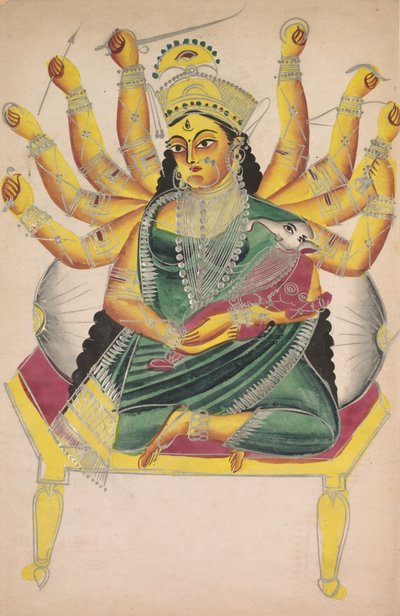 Ganesha-Janani Ganesh的母亲，1800年代。 作者 不明