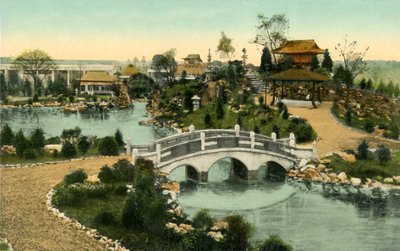 浮岛花园，加冕展览，伦敦，1911年。 作者 不明