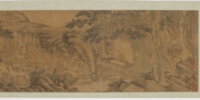 聚集在兰亭，明朝，16-17世纪。 作者 不明