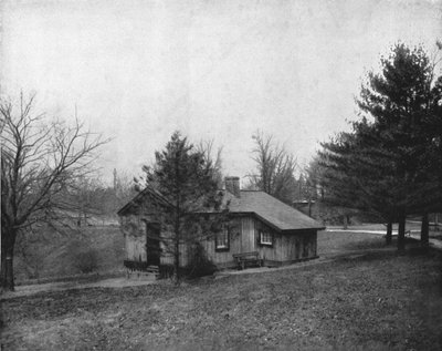 General Grants Log Cabin，费城，美国费城公园，摄于1900年。 作者 不明