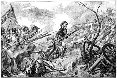 约伯特将军在里沃利战役中，1797年1月14日，1882-1884年 作者 不明
