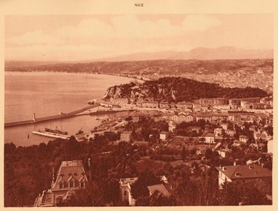 尼斯全景，1930年。 作者 不明