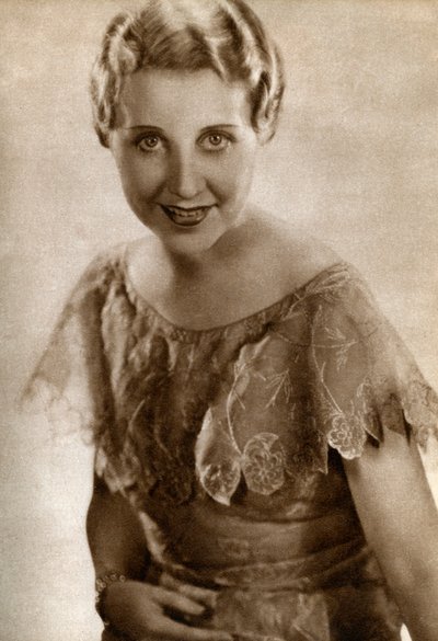 吉纳维芙·托宾（Genevieve Tobin），美国女演员，1933年 作者 不明
