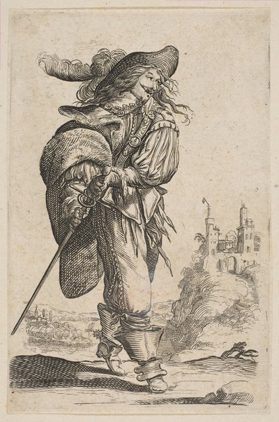 绅士持剑，1629年。 作者 不明