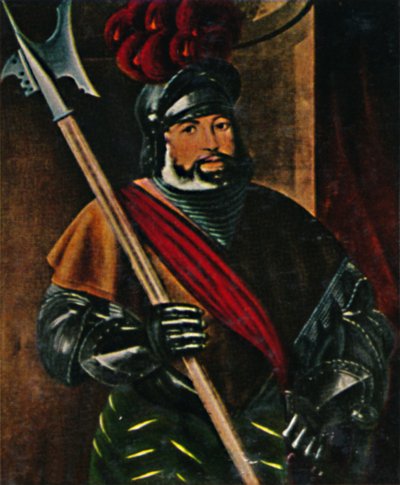 Georg von Frudsberg 1473-1528。 -Amburger绘画，1934年。 作者 不明