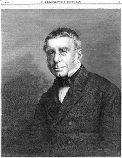 乔治·比德尔·艾里，英国天文学家和地球物理学家，1868年 作者 不明