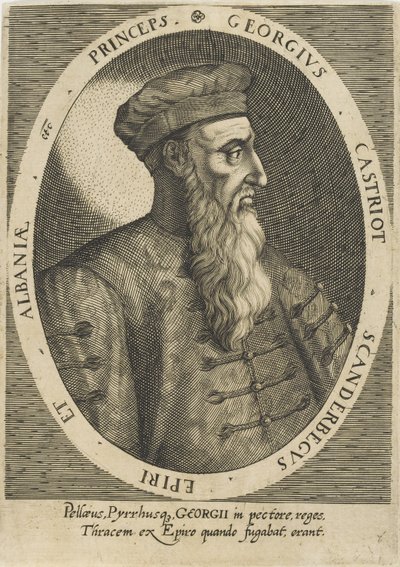 乔治·卡斯特里奥特（George Castriot）1405-1468，称为斯坎德培（Skanderbeg），c。 1620。 作者 不明