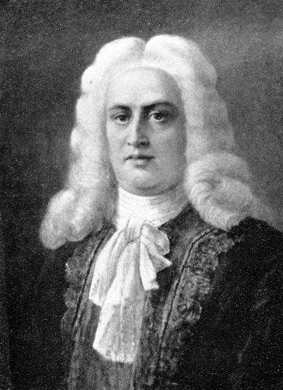 乔治·弗里德里希·汉德尔（George Frideric Handel），1685-1759年，德国巴洛克作曲家，1909年 作者 不明