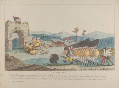 乔治三世率领的酒壶军队，1794年。 作者 不明