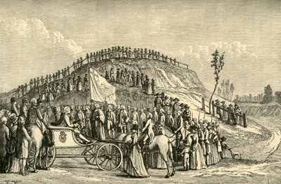 乔治三世和夏洛特女王（Queen Charlotte）在伊顿蒙特（Eton Montem），1778年，1911年。 作者 不明