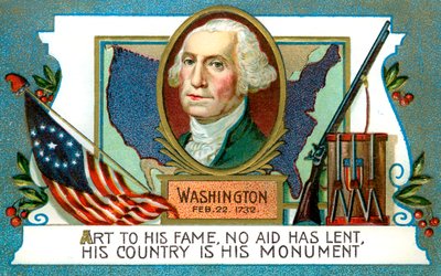 乔治·华盛顿（George Washington）1732-1799，美国总统，18世纪 作者 不明