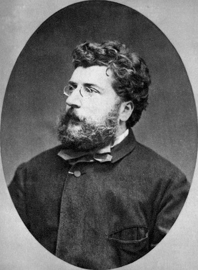 法国作曲家乔治·比才（Georges Bizet），1874年 作者 不明