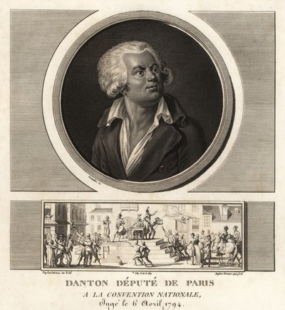 乔治·丹东，巴黎国民大会代表，1794 年被处决 作者 不明