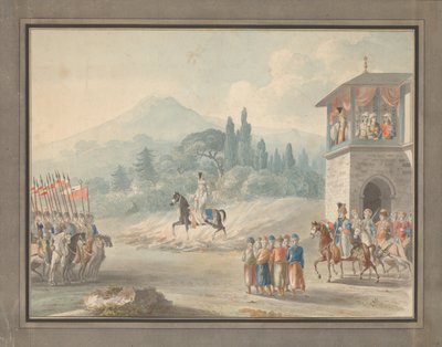 格鲁吉亚骑兵评论c。 1780年 作者 不明