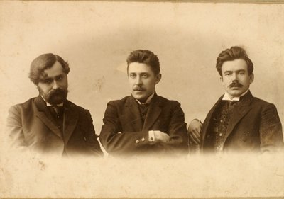 乔治·乔尔科夫（Georgy Chulkov），瓦西里·米利奥蒂（Vasili Milioti）和Genrich Tasteven，俄罗斯作家，1900年代 作者 不明