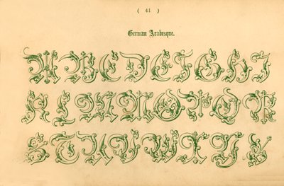 德国蔓藤花纹，1862年 作者 不明
