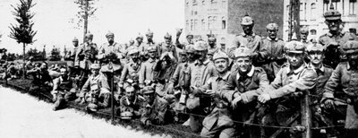 第一次世界大战，1914年在布鲁塞尔的德国皇家卫队 作者 不明