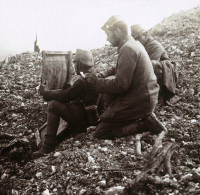 法国北部凡尔登沃克斯要塞外的德国信号机，c1914-c1918 作者 不明
