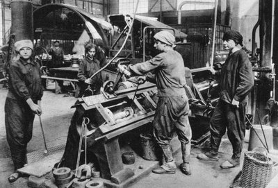 第一次世界大战，德国国家军火厂，1917年 作者 不明
