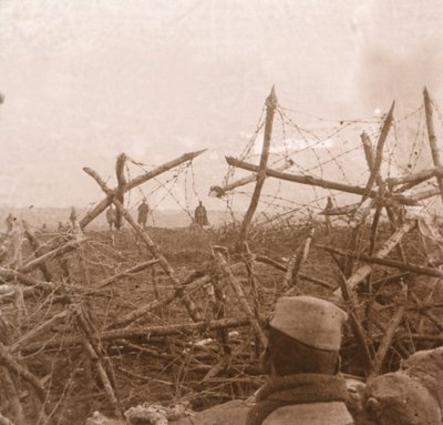 从战es出来的德国人，法国北部马西格斯，c1914-c1918。 作者 不明