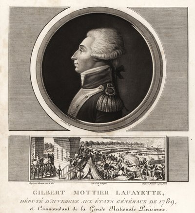 Gilbert Mottier Lafayette, deputy of Augergne to the Etats Generaux 作者 不明