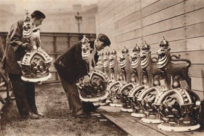购物中心镀金皇冠，1937年 作者 不明