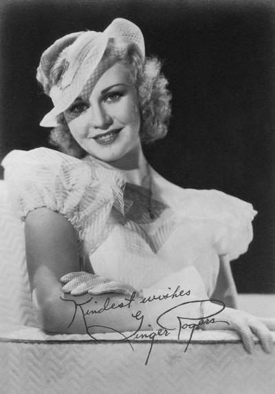 姜·罗杰斯（Ginger Rogers），1911-1995年，美国女演员，舞蹈演员和歌手，c1930年代 作者 不明