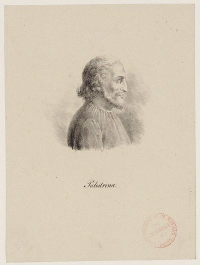 Giovanni Pierluigi da Palestrina，c。 1800 作者 不明