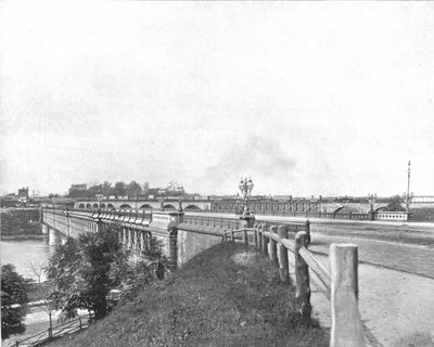 吉拉德大街桥，费城，美国，c1900。 作者 不明