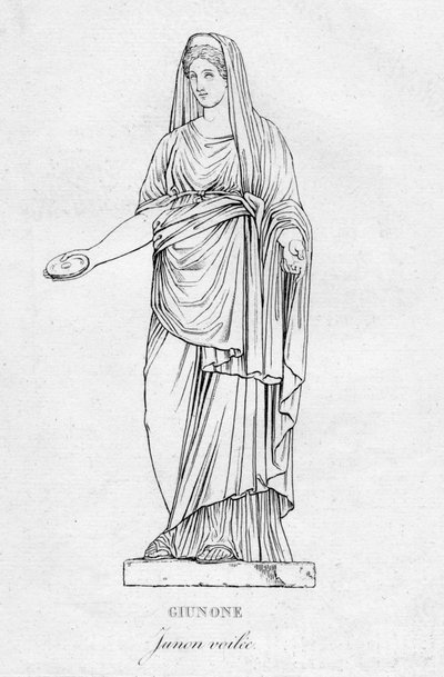 Giunone Junon面纱，c1850 作者 不明