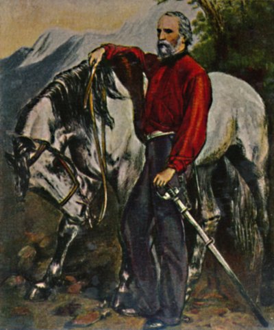朱塞佩·加里波第1807-1882年，1934年。 作者 不明