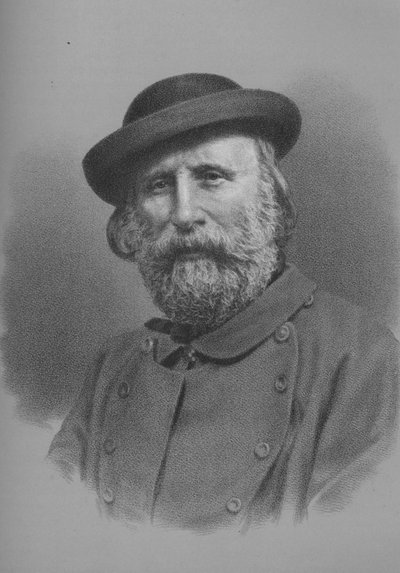 朱塞佩·加里波第（Giuseppe Garibaldi），意大利士兵和政治家，1860年代，1936年 作者 不明