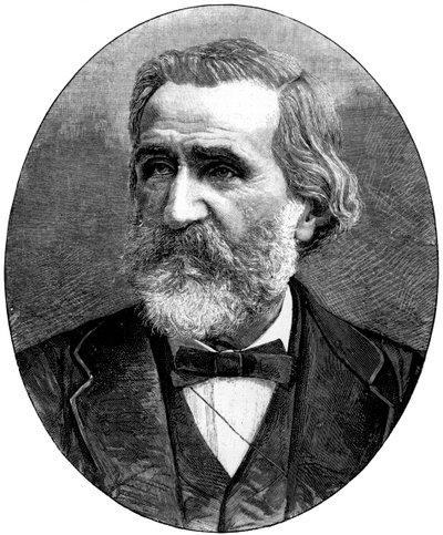 朱塞佩·威尔第（Giuseppe Verdi），意大利歌剧作曲家，1887年 作者 不明