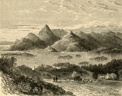 埃克尔斯饭店（Eccles Hotel）的Glengariff港湾和Bantry湾，1898年。 作者 不明