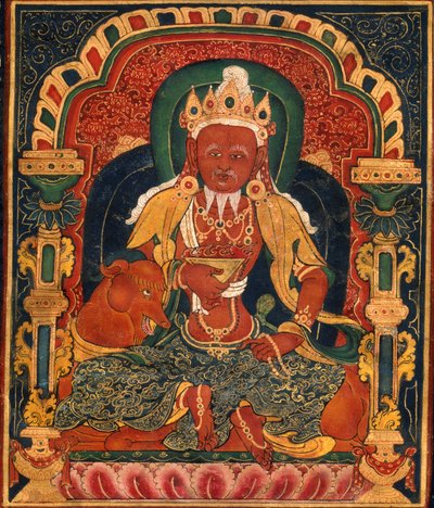 烈火之神，阿格尼，药师曼陀罗 作者 不明