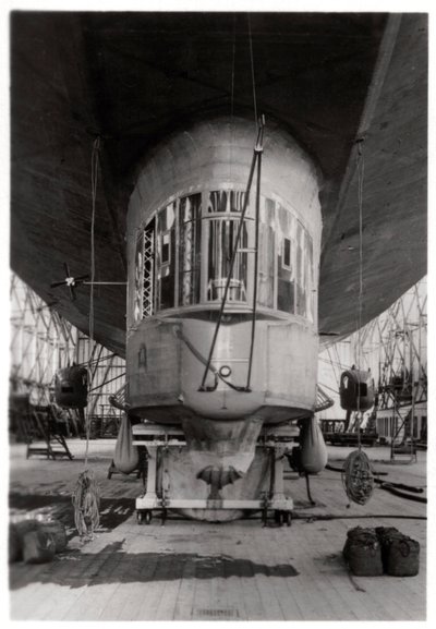 齐柏林飞艇的吊船，康斯坦茨湖，德国，c1909-1933 1933年 作者 不明