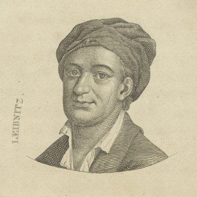 Gottfried Wilhelm Leibniz 1646-1716，c。 1790年。 作者 不明