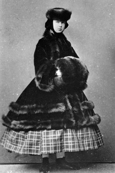 俄罗斯大公爵夫人玛丽亚·亚历山德罗夫娜（c1861-c1865） 作者 不明