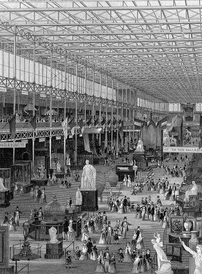 1851年在伦敦海德公园水晶宫举行的大型展览 作者 不明