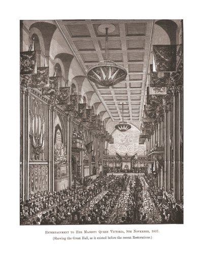 市政厅大厅，1837年，1886年 作者 不明