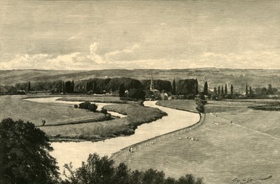 大马洛（Great Marlow），来自Quarry Woods，1898年。 作者 不明