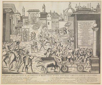 米兰大瘟疫，1630年，约1835年 作者 不明