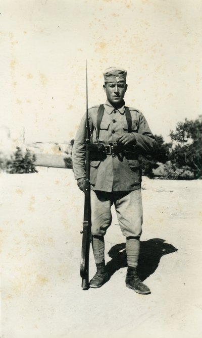 1941年，希腊克里特岛，希腊士兵 作者 不明