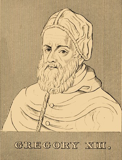 格里高利十三世（Gregory XIII），1502-1585年，1830年。 作者 不明